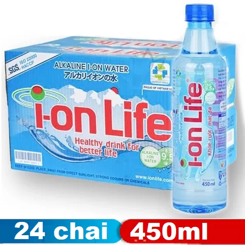 Ion Life chai 450ml (thùng 24)