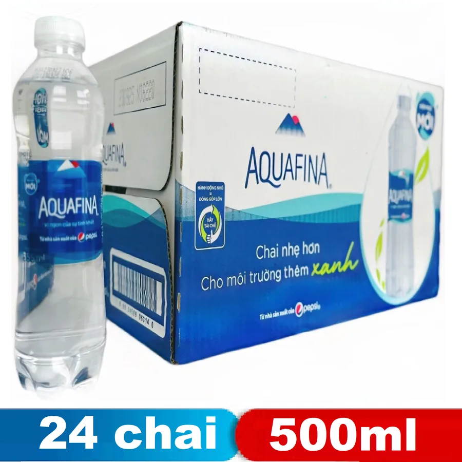 Aquafina chai 500ml (thùng 24)