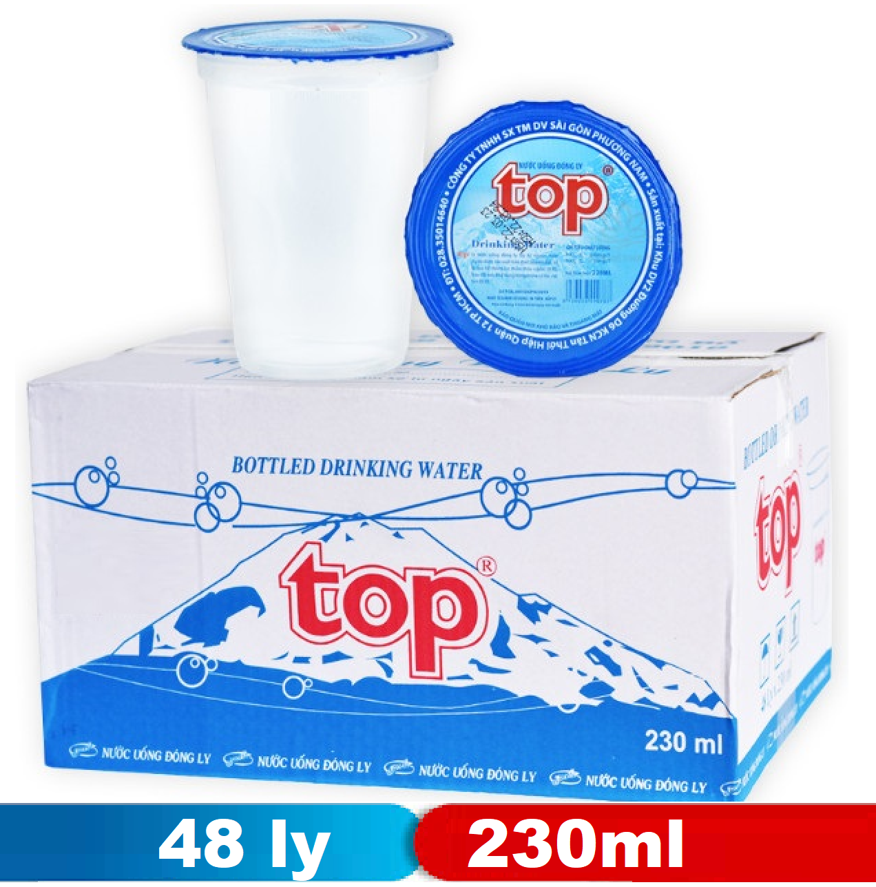 Top ly 230ml (thùng 48 ly)