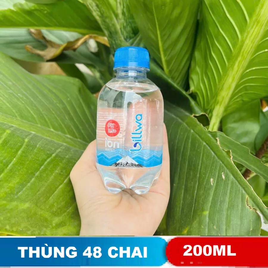 Billwa Ion Water xanh 220ml (thùng 48)