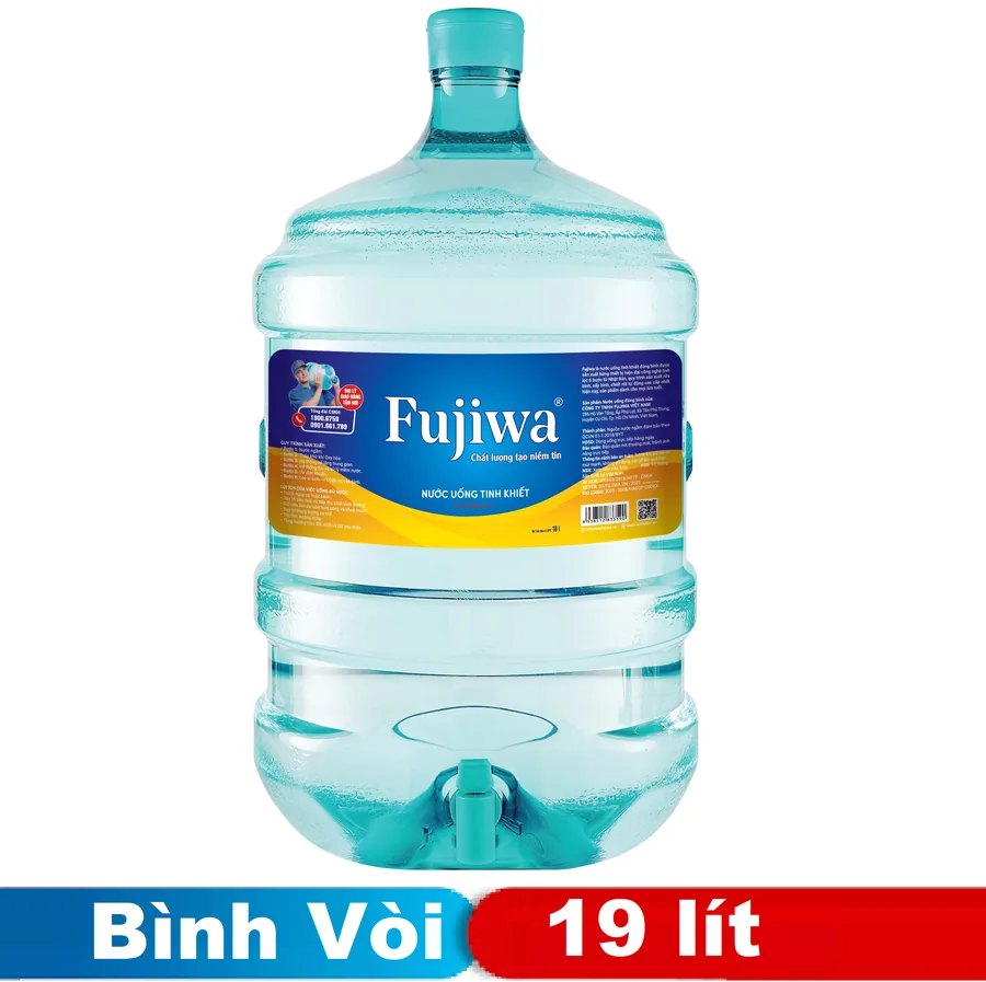 Fujiwa tinh khiết bình vòi 19L chính hãng — đại lý Phúc Anh Water