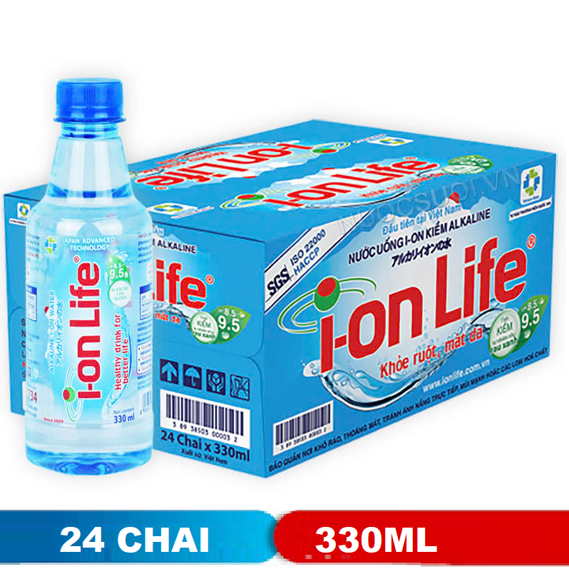 Ion Life chai 330ml (thùng 24)