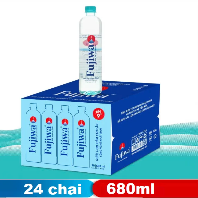 Fujiwa chai 680ml (thùng 20) chính hãng — đại lý Phúc Anh Water