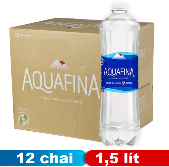 Aquafina chai 1.5L (thùng 12)