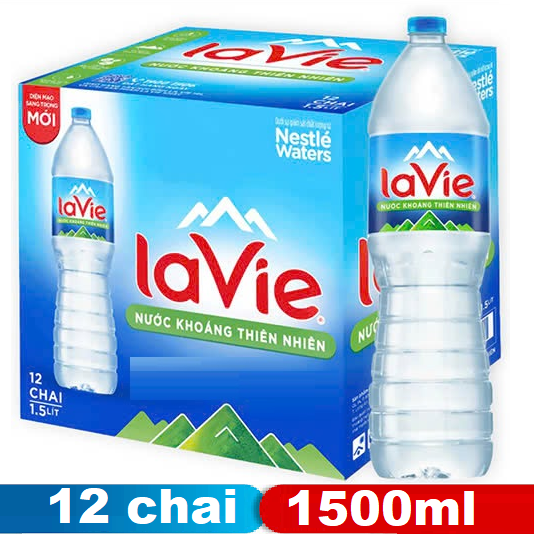 Lavie chai 1.5L (thùng 12)