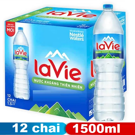 Lavie chai 1.5L (thùng 12)