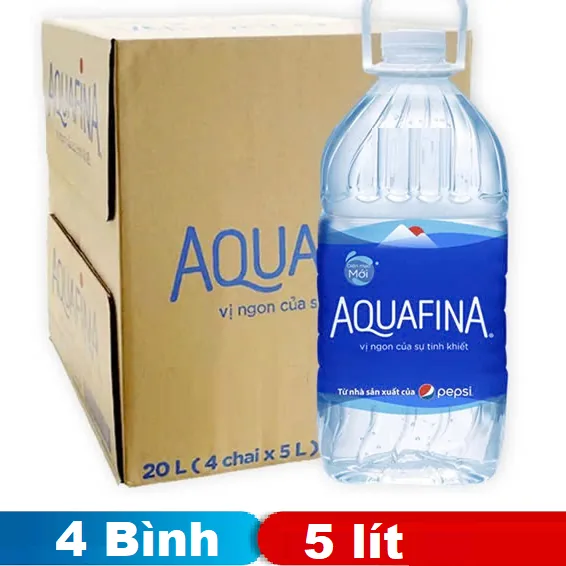 Aquafina 5L (thùng 4 bình)