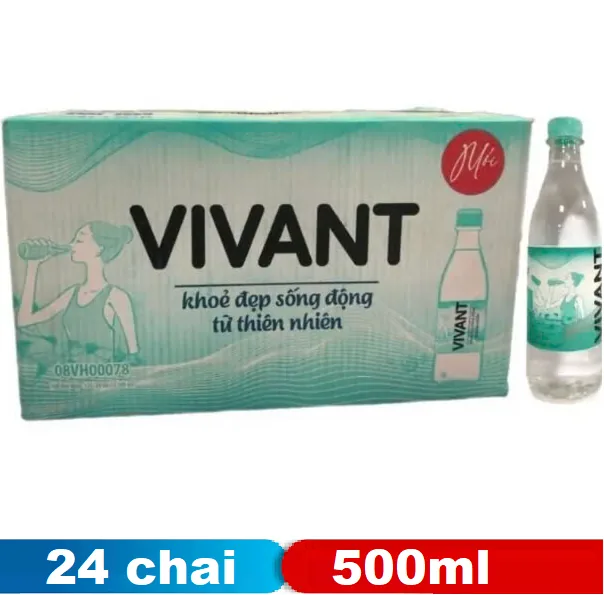 Vivant chai 500ml (thùng 24) chính hãng — đại lý Phúc Anh Water